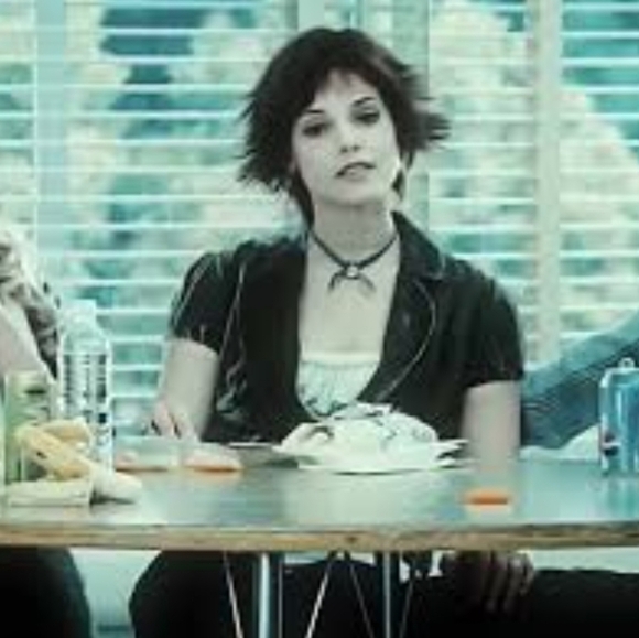 Alice Cullen Alternative Brown Velvet Y2K Short Sleeve Blazer Size M Twilight - Picture 12 of 12